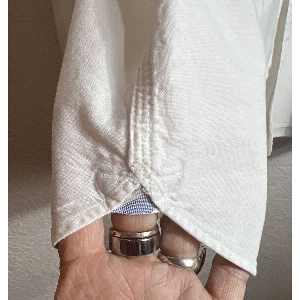 RARE RALPH LAUREN THICK WHITE WINGED WING FOOT BUTTON DOWN 1932 OXFORD SHIRT XXL - Picture 11 of 13